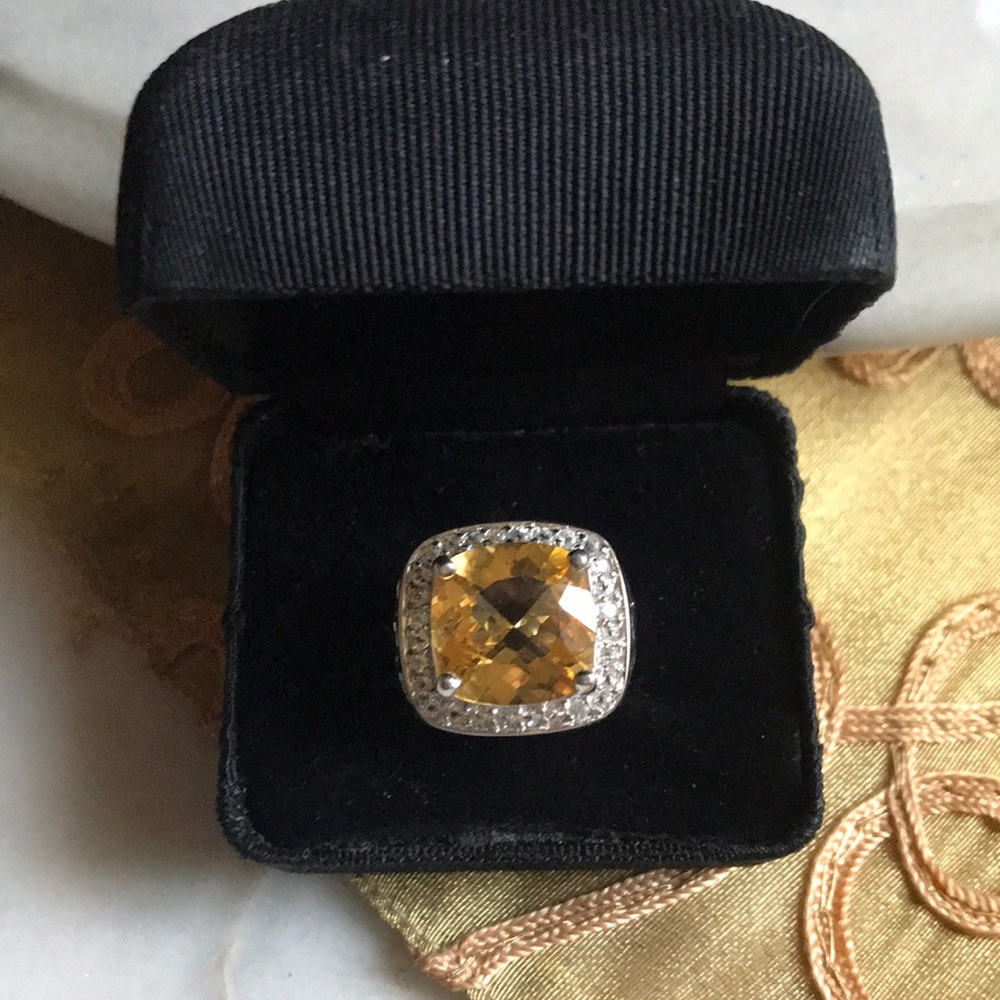 Citrine silver ring - Picture 2 of 15